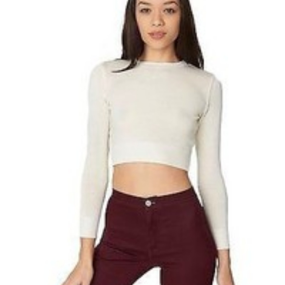 American Apparel Lightweight Crop Sweater